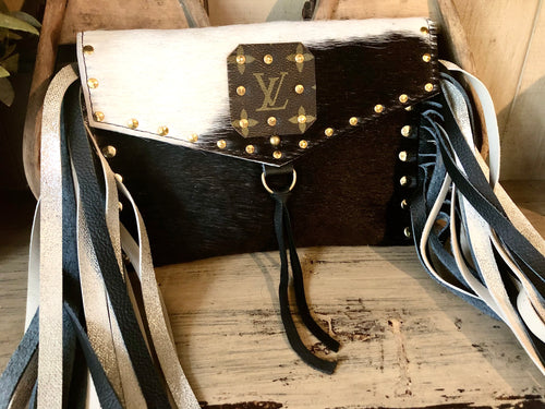 Bling Croc Keep It Gypsy LV Accent Leather Bag – Flint Gypsies